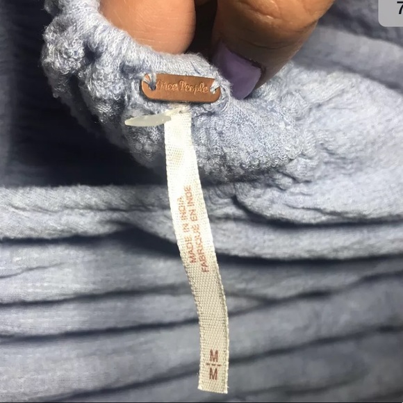 🏷Free People Santorini Off the Shoulder Top M - Picture 8 of 8